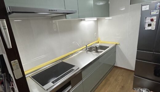 ミントグリーンが空間のアクセントに