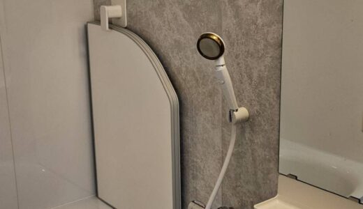 【浴室リフォーム】ストーンシェルグレーのアクセントで落ち着いた印象のLIXIL リノビオV