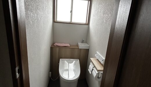 トイレリフォーム 収納付きキャビネットタイプの LIXIL Jフィット