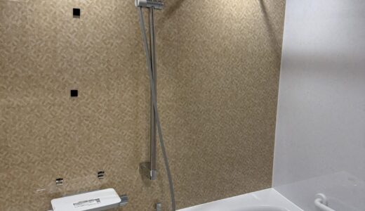 浴室リフォーム 明るいベージュアクセントで落ち着きのある浴室に TOTO WYシリーズ