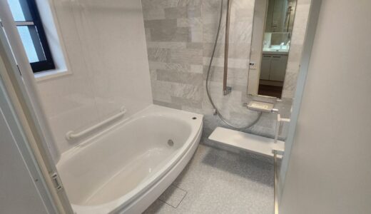 浴室リフォーム 白の美しさと家事効率を両立したシンプルな美空間 TOTO サザナHTシリーズ