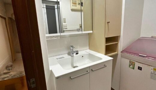 洗面所リフォーム ホワイト統一で実現する爽やかで快適な毎朝の洗面スペース クリナップラクトワ