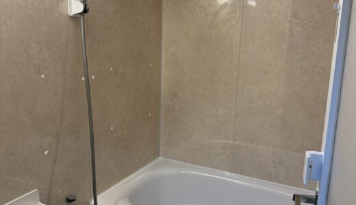 浴室リフォーム 湯船でゆっくり過ごしたくなるベージュの浴室 LIXILリノビオV