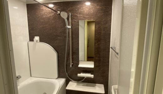 浴室リフォーム テオブロストーンの自然な上質感と清潔さで彩る浴室　LIXIL リノビオVシリーズ Mタイプ