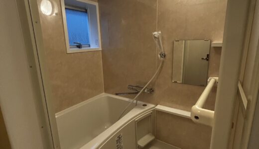 浴室リフォーム ベージュパネルでやわらかな空間に仕上げた リノビオフィット Tタイプ