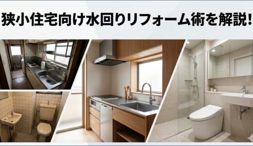 東京の狭小住宅向け水回りリフォーム術を解説！