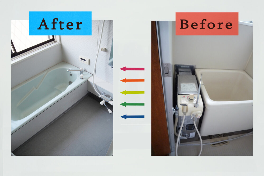 代表的なマンションの浴室リフォームの内容