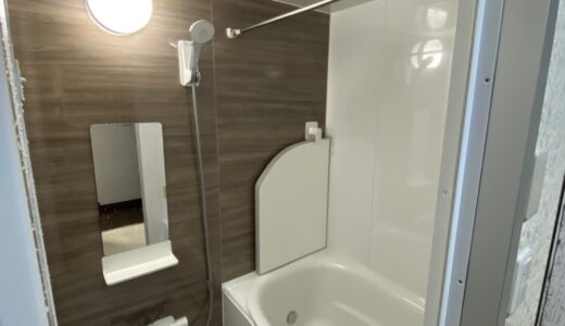 【浴室リフォーム】木目とホワイトの組み合わせで整える LIXIL リノビオV