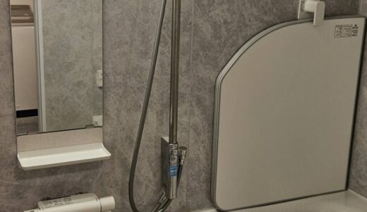 浴室リフォーム グレー×ベージュで落ち着きのある印象に整えたLIXIL リノビオV