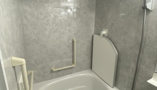 浴室リフォーム マグネット収納で壁面を整理 リクシルリノビオVシーリズFタイプ