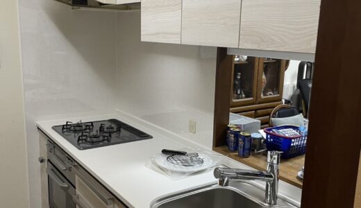 キッチンリフォーム アッシュ扉の落ち着いた色合い クリナップ セントロ