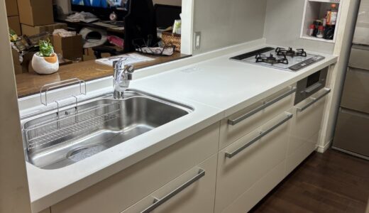 キッチンリフォーム ペアウッドホワイトで空間になじむ クリナップ ステディア