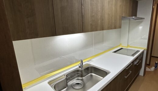 キッチンリフォーム モカウッド×シュガーホワイト クリナップ ラクエラ