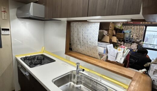 キッチンリフォーム 濃淡のバランスで整えたシンプルな空間LIXIL シエラS