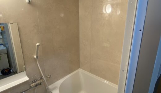 お風呂リフォーム ベージュの壁に包まれる癒やしのひとときを LIXIL リノビオV